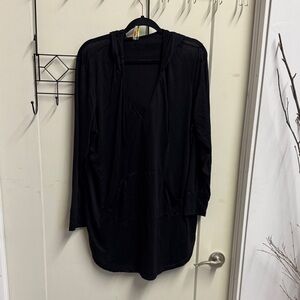 Costa del Sol Black Tunic Sweater Hoodie XXL